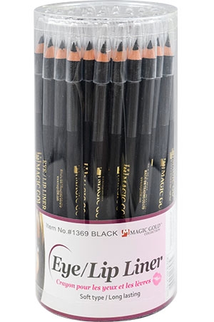 Magic Gold  Eye/Lip Liner #1369 Black- jar