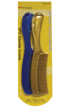 Magic Gold 2pc Handle Comb #1223-dz