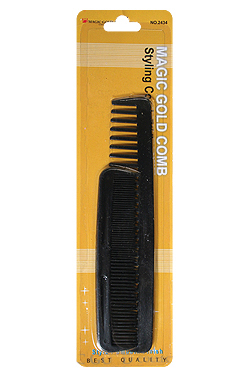 Magic Gold 7 1/4" Styling Comb w/ 5" Comb #2434 -dz