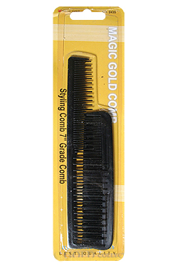 Magic Gold 7" Grade Comb w/ 5" Comb #2435 -dz