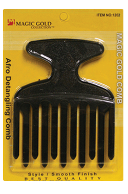 Magic Gold Afro Detangleing Comb #1202- dz