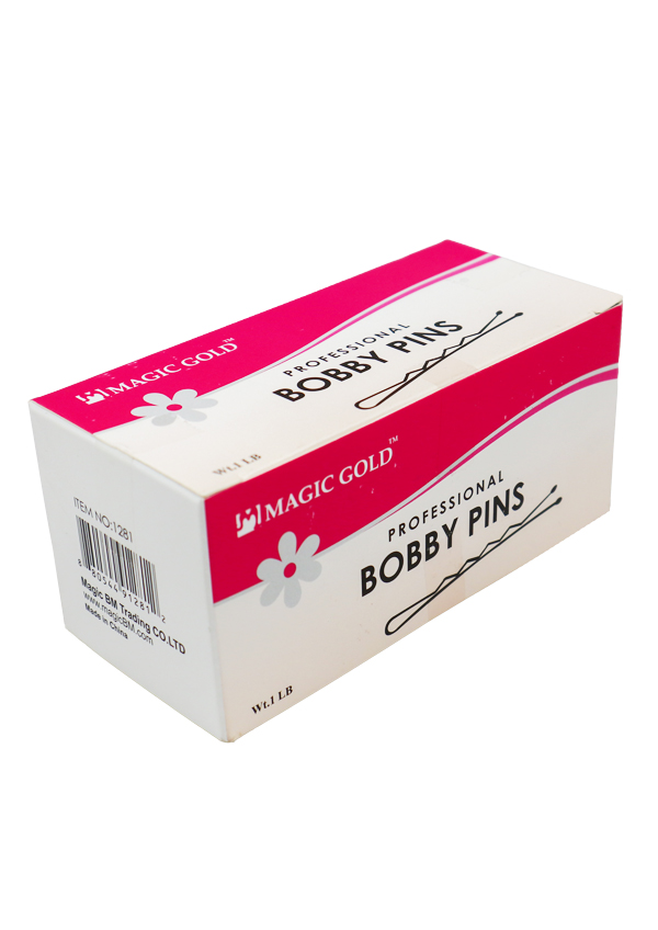 Magic Gold Bobby Pins in Box #1281 -pc