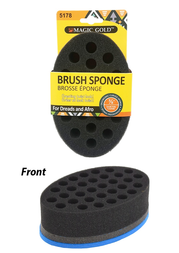 Magic Gold Brush Sponge 1/2" #5178 - pc (blue, large holes) #1