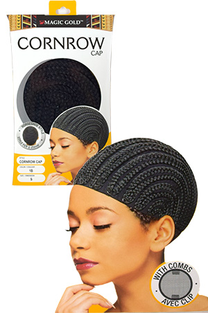 Magic Gold Cornrow Cap Color-HorseShoe  style #1B (S) - pc
