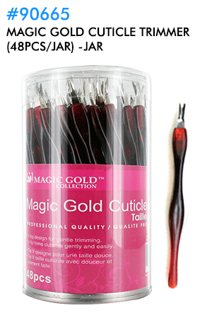 Magic Gold Cuticle Trimmer#90665 (48pcs/jar) -Jar
