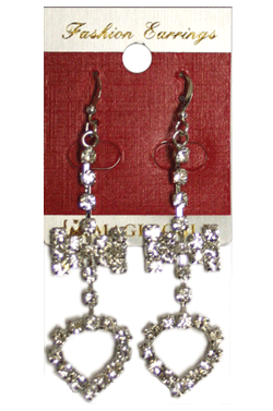 Magic Gold Fashion Rhinestone Earring #280001 -pc