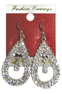 Magic Gold Fashion Rhinestone Earring #280025 -pc