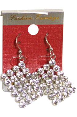 Magic Gold Fashion Rhinestone Earring #280043 -pc