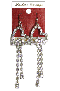 Magic Gold Fashion Rhinestone Earring #280085 -pc