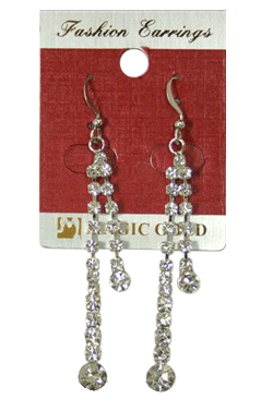 Magic Gold Fashion Rhinestone Earring #280131 -pc