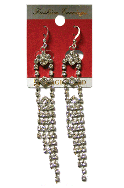 Magic Gold Fashion Rhinestone Earring #280251 -pc