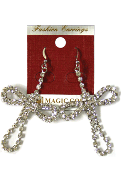 Magic Gold Fashion Rhinestone Earring #280254 -pc