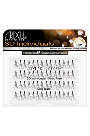 Ardell 3D Individuals-Knot-Free Lashes Long(Black)#75943