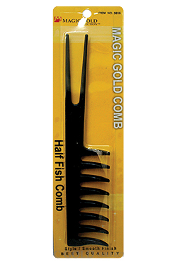 Magic Gold Half Fish Comb #5616 -dz