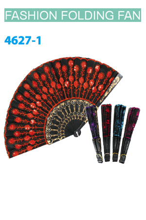 Magic Gold Hand Fan #4627-1 - dz