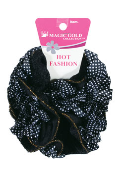 Magic Gold Hot Fashion Scrunchie Ponytail Holder #1905 -dz