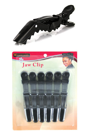 Magic Gold Jaw Clip #2113 Asst (6pc/pk) -Pcs