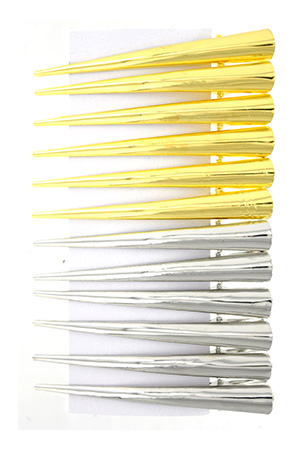 Magic Gold Long Metal Hair Clip #6719-dz