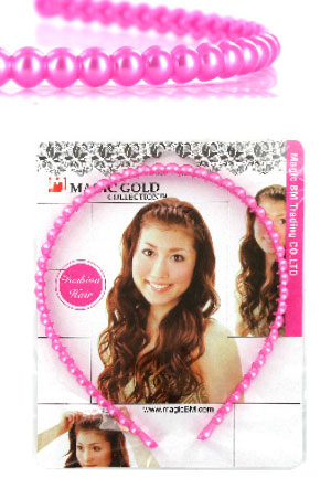 Magic Gold Metal Hair Band  #5171 Assorted - dz