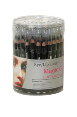 Magic Gold Mini Eye/Lipliner [6dz/Jar] #Black#45