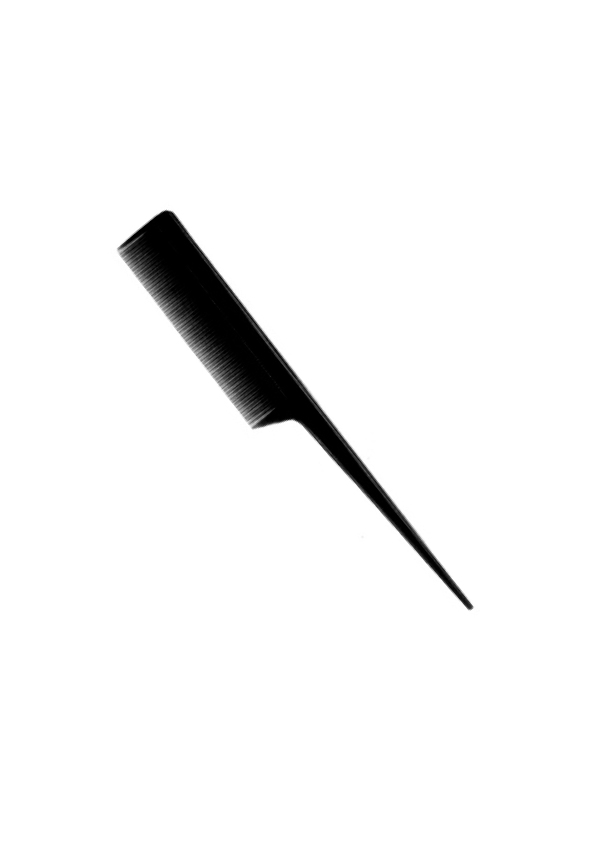 Magic Gold Rat Tail Comb #5852(Black) -dz