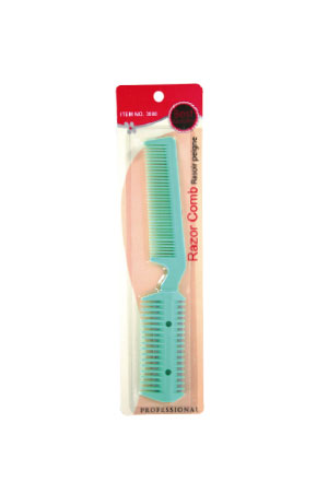 Magic Gold Razor Comb #3080 (with Comb Handle ) -dz