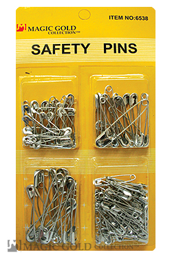 Magic Gold Safety Pins #6538 -dz