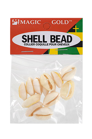 Magic Gold Shell Bead #7002 Ivory -dz