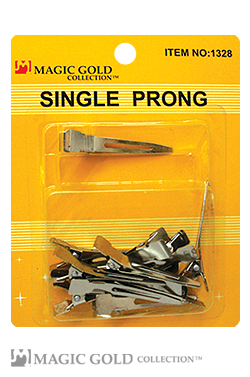 Magic Gold Single Prong Clip #1328 -dz