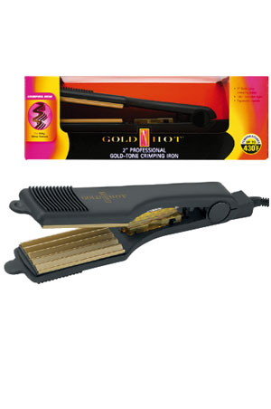 #GH3013 Gold'N Hot Gold-Tone Crimping Iron 2"