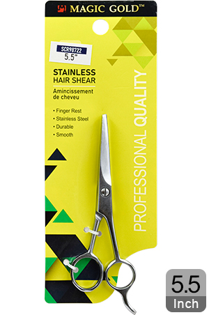 Magic Gold Stainless Hair Shear 5.5" #SCR98722 -pc