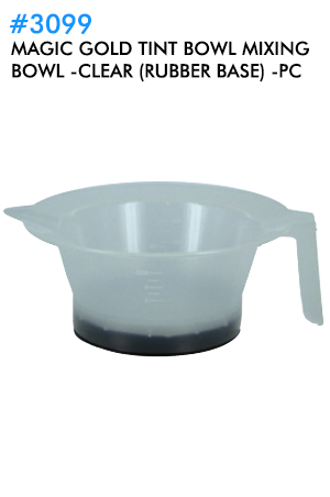 Magic Gold Tint Bowl Mixing Bowl #3099 Clear(rubber base)-pc