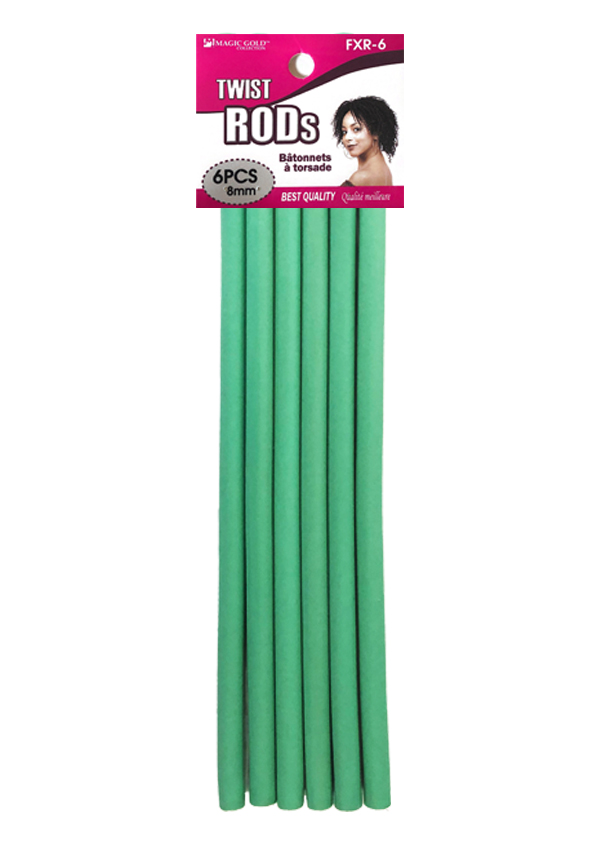 Magic Gold Twist Rods #FXR-6 (8mm) -pc
