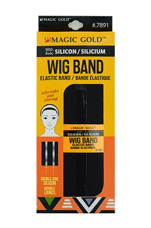 Magic Gold Wig Band_Double Side Silicon #7891 - pc