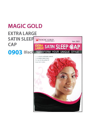 Magic Gold X.Large Sleep Cap #0903 Black -dz