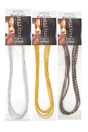 Magic Gold Yarn For Braid#7495GD-dz