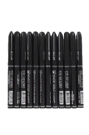 Magic Gold collection Auto Eye/Lip Liner #7587 Black- dz