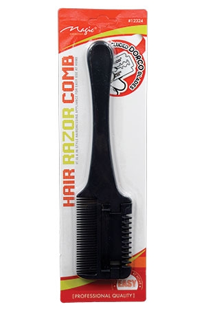 Magic Hair Razor Comb #12324 W/Dorco Blades-dz