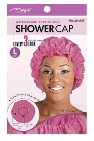 Magic Large Shower Cap #2214BLA -dz