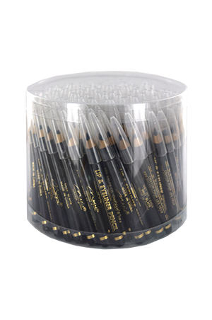 Magic Lip & Eye Liner Short Pencil 144pcs [Black] #M601-jar