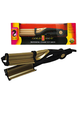 #GH3016 Gold'N Hot Ceramic Deep Waver