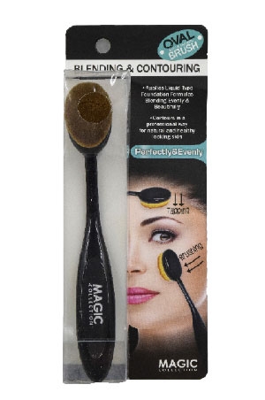 Magic Oval Blending & Contour Brush(12pc/ds) #MTO003-ds