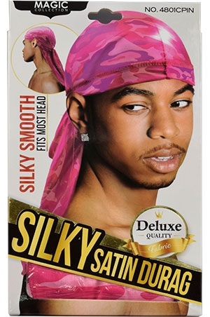 Magic Silky Satin Durag XL CAMO  #4801CPINE - dz