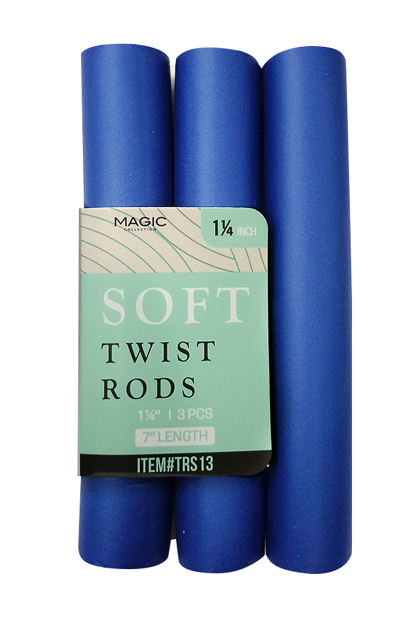 Magic Soft Twist Rods 1-1/4" Navy #TRS13 - pc