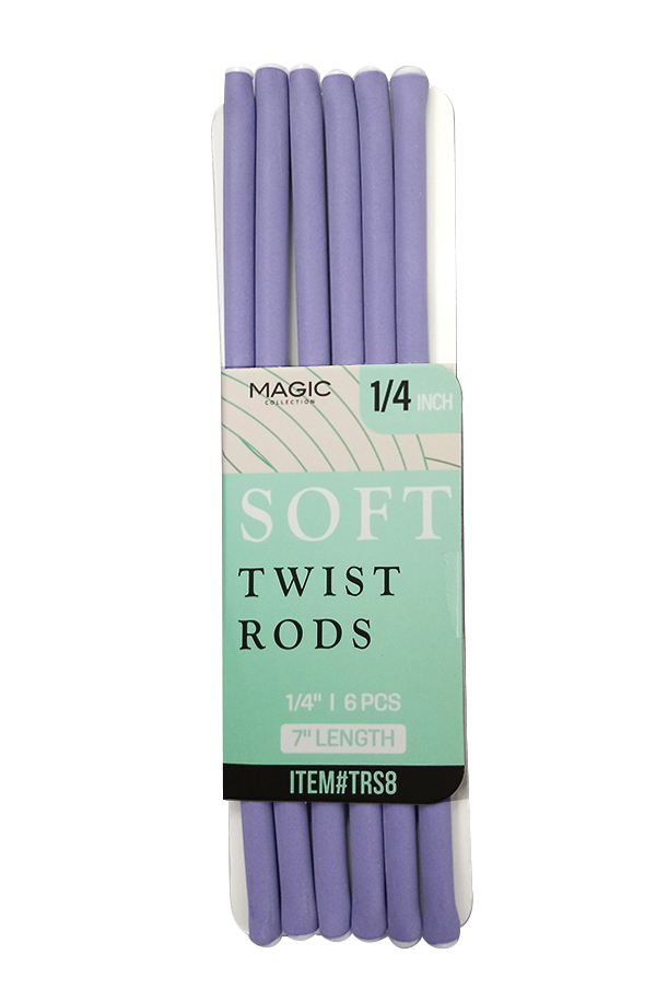 Magic Soft Twist Rods 1/4" Purple #TRS8 - pc