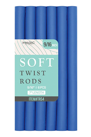 Magic Soft Twist Rods 9/16" Blue #TRS4 - pc