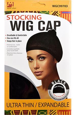 Magic Stocking Wig Cap#WGC99703 BLACK -dz