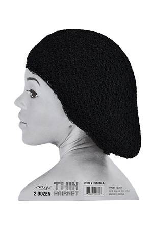 Magic Thin Fish Hair Net #910BLA (2dz)-cd