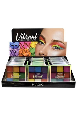 Magic Vibrant Trio EyeShadow Palette (24pc/ds)  #EYE1044 -ds