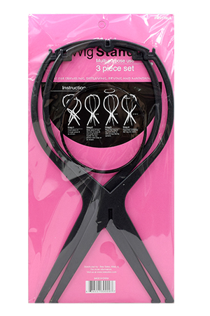 Magic Wig Stand Multi-Purpose use 3 pcs set #WST1BLA-pc